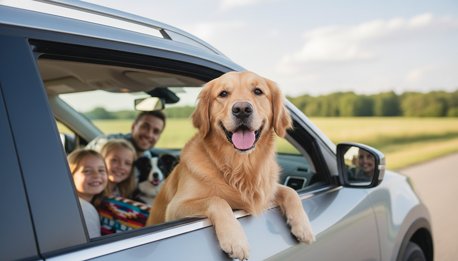 Guía navideña: cómo preparar tu carro para viajar con niños y mascotas en carretera
